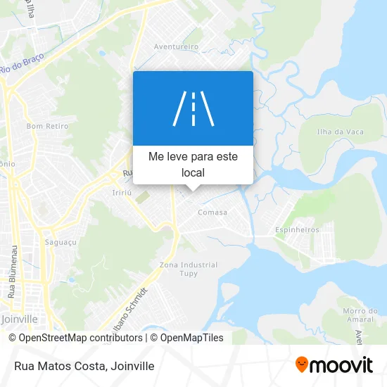 Rua Matos Costa mapa