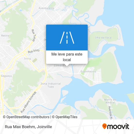 Rua Max Boehm mapa