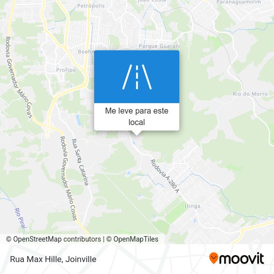 Rua Max Hille mapa