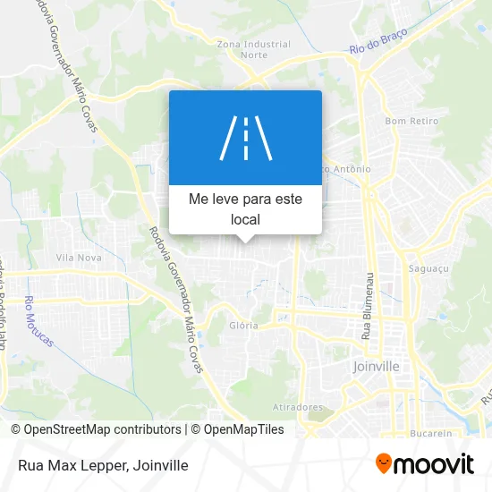 Rua Max Lepper mapa