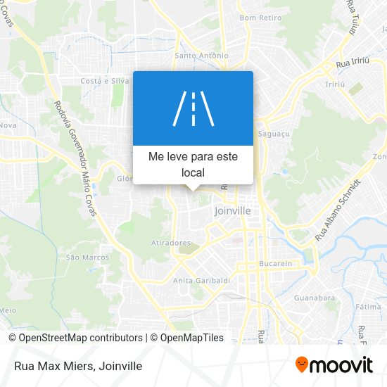 Rua Max Miers mapa