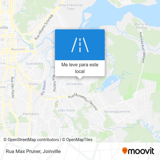 Rua Max Pruner mapa