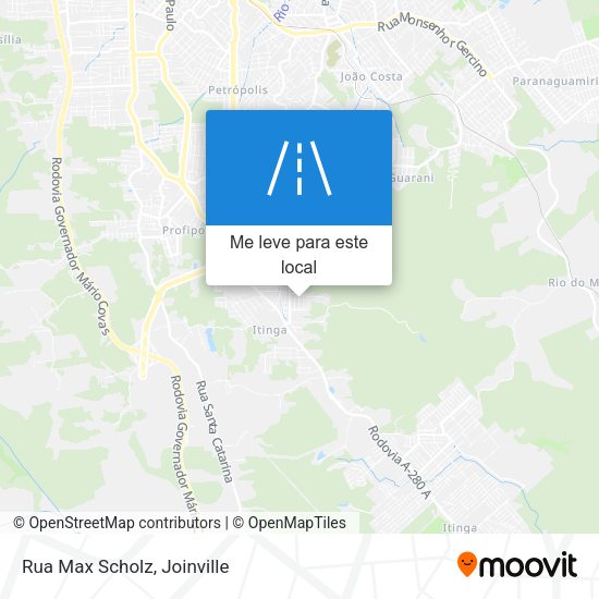 Rua Max Scholz mapa