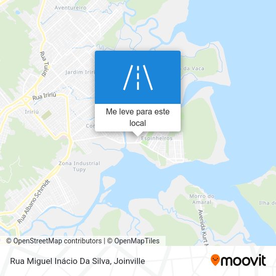 Rua Miguel Inácio Da Silva mapa