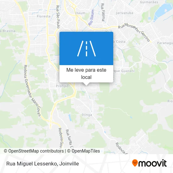 Rua Miguel Lessenko mapa