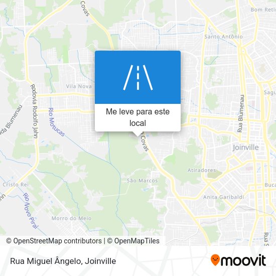 Rua Miguel Ângelo mapa