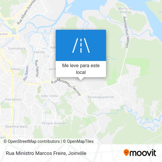 Rua Ministro Marcos Freire mapa