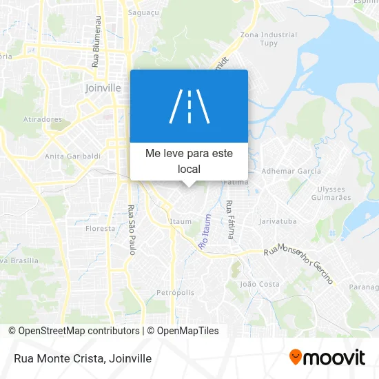 Rua Monte Crista mapa