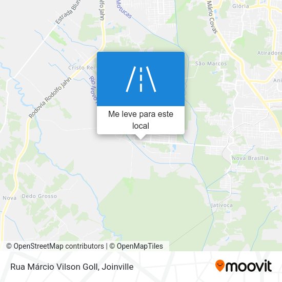 Rua Márcio Vilson Goll mapa