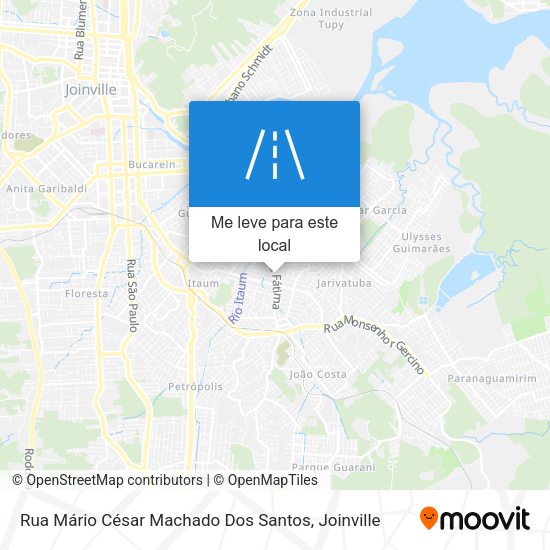 Rua Mário César Machado Dos Santos mapa
