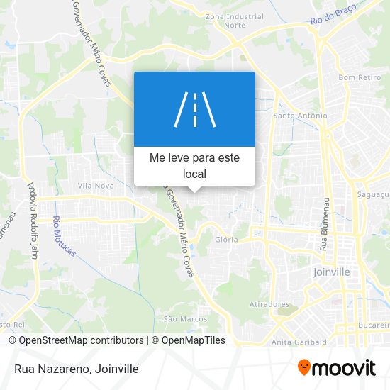 Rua Nazareno mapa