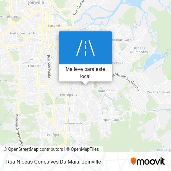 Rua Nicéas Gonçalves Da Maia mapa