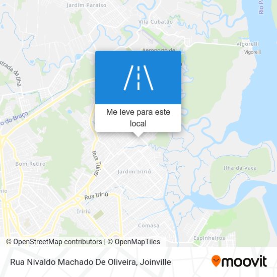 Rua Nivaldo Machado De Oliveira mapa
