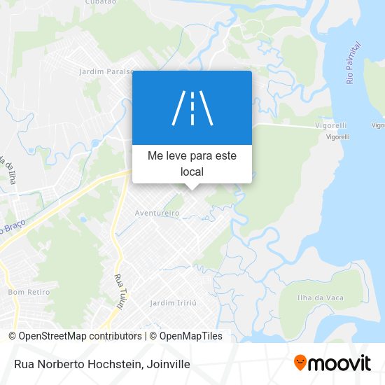 Rua Norberto Hochstein mapa