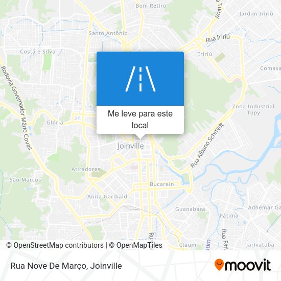 Rua Nove De Março mapa