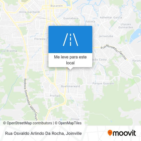 Rua Osvaldo Arlindo Da Rocha mapa