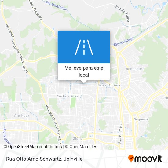 Rua Otto Arno Schwartz mapa