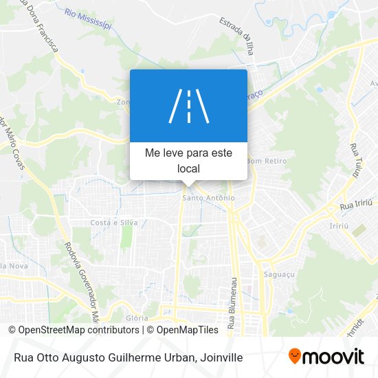 Rua Otto Augusto Guilherme Urban mapa