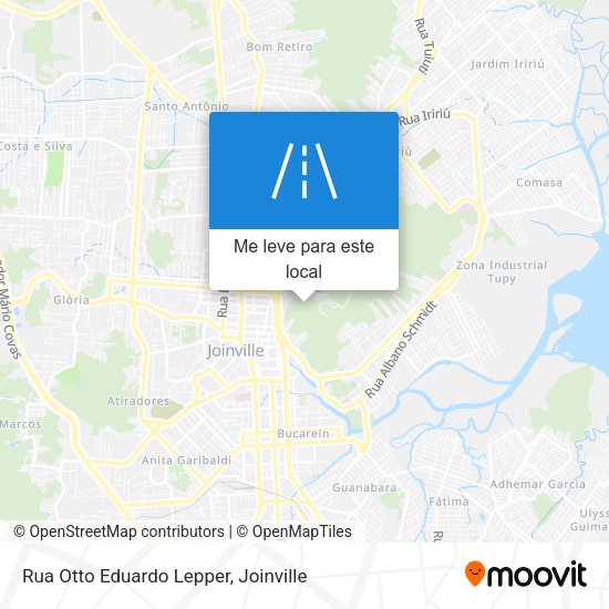 Rua Otto Eduardo Lepper mapa