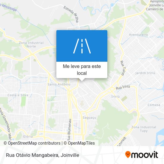 Rua Otávio Mangabeira mapa