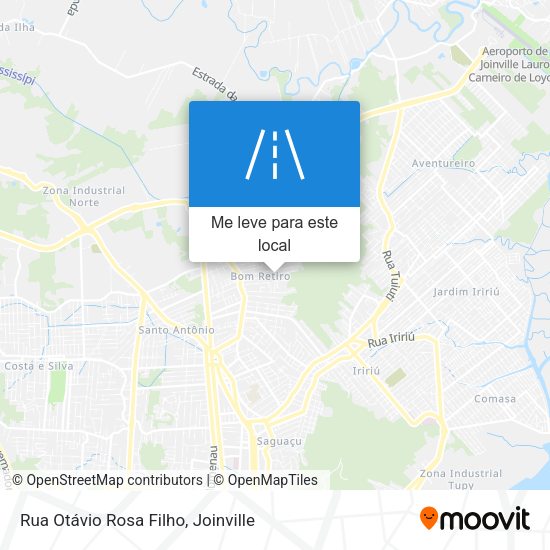 Rua Otávio Rosa Filho mapa