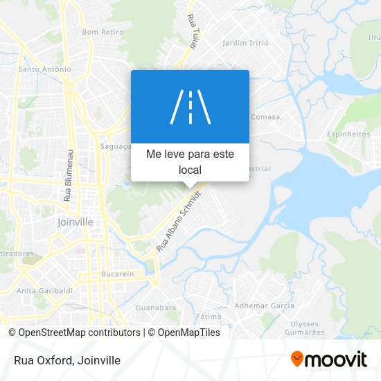 Rua Oxford mapa