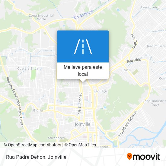 Rua Padre Dehon mapa