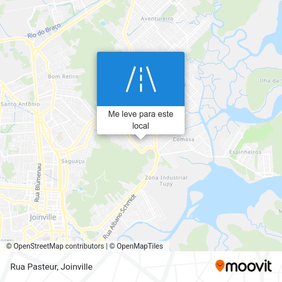 Rua Pasteur mapa