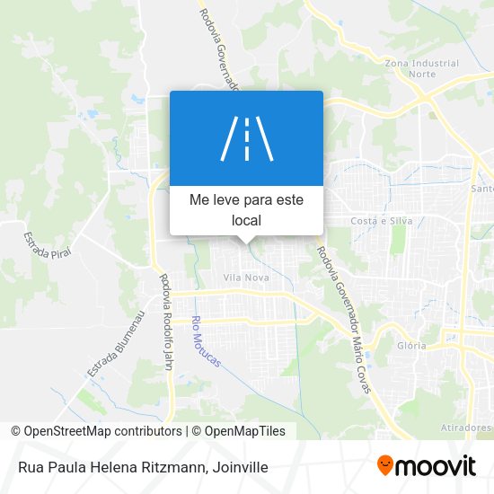 Rua Paula Helena Ritzmann mapa