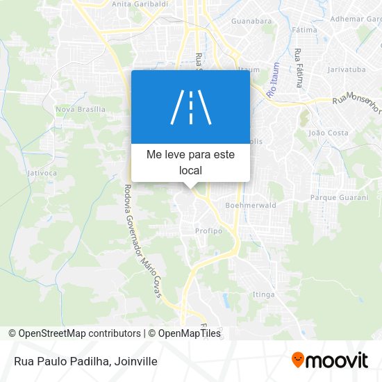 Rua Paulo Padilha mapa