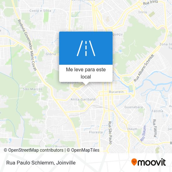 Rua Paulo Schlemm mapa