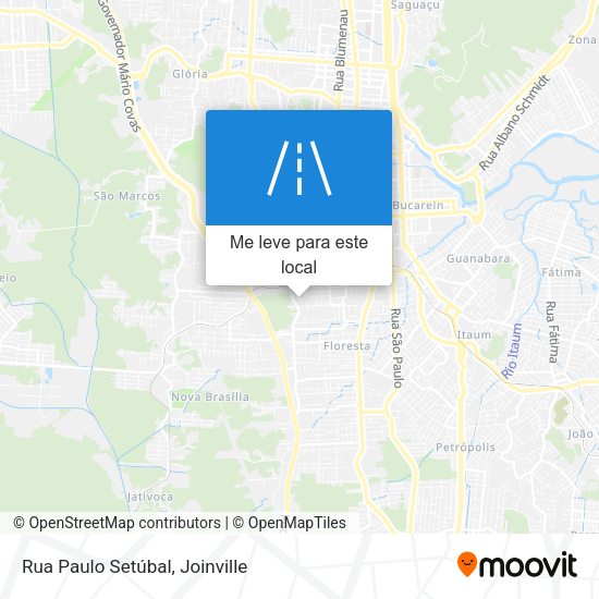 Rua Paulo Setúbal mapa