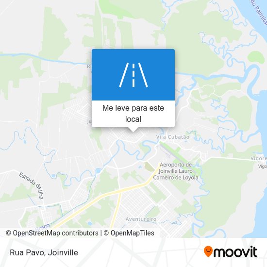 Rua Pavo mapa