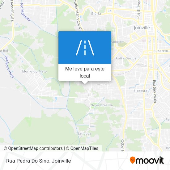 Rua Pedra Do Sino mapa