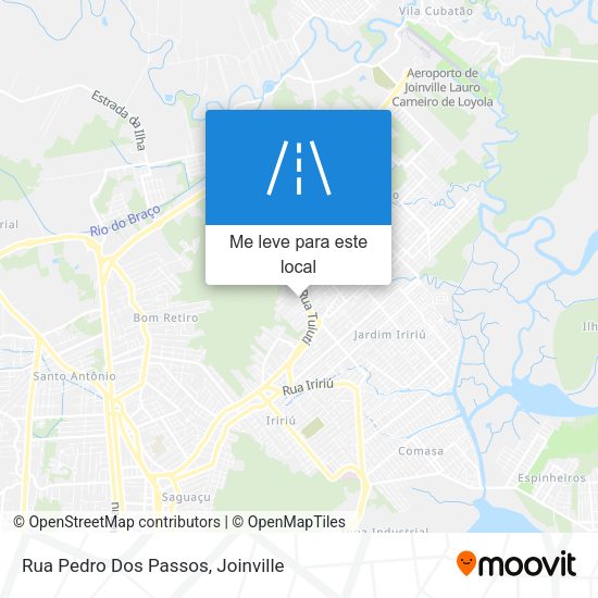 Rua Pedro Dos Passos mapa