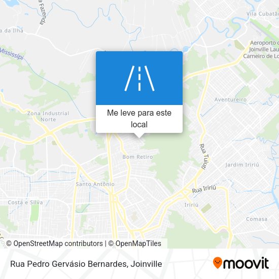 Rua Pedro Gervásio Bernardes mapa