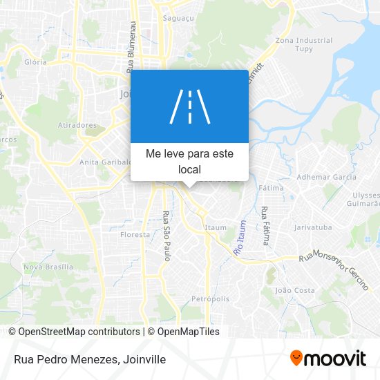 Rua Pedro Menezes mapa