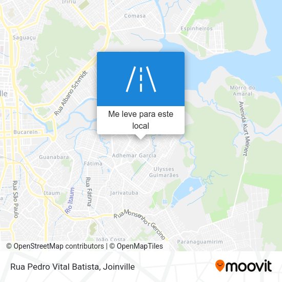 Rua Pedro Vital Batista mapa