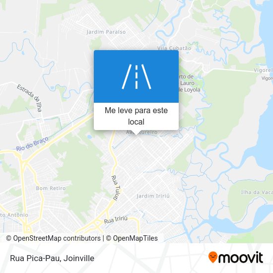 Rua Pica-Pau mapa