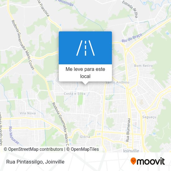 Rua Pintassilgo mapa