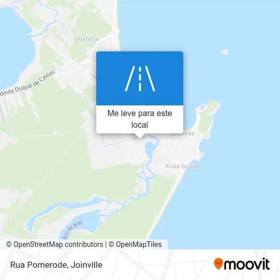 Rua Pomerode mapa
