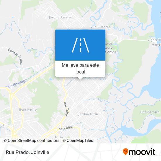 Rua Prado mapa