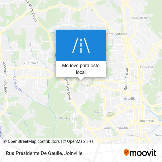 Rua Presidente De Gaulle mapa