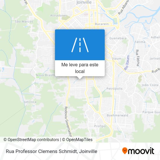 Rua Professor Clemens Schmidt mapa
