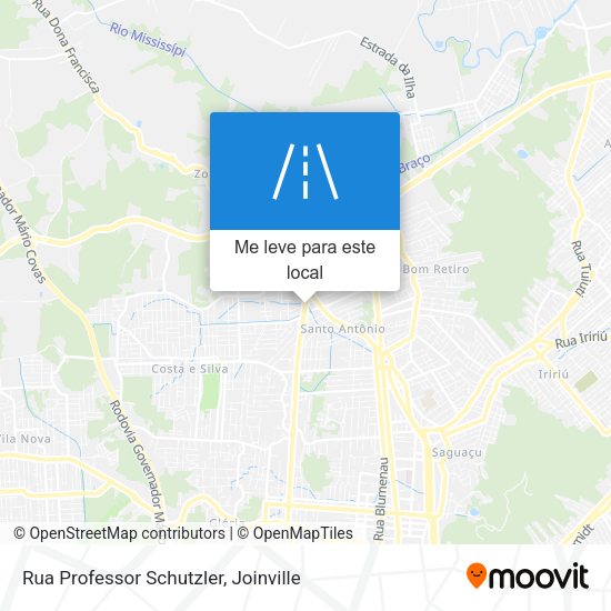 Rua Professor Schutzler mapa