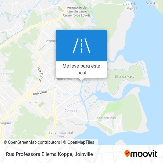 Rua Professora Eliema Koppe mapa