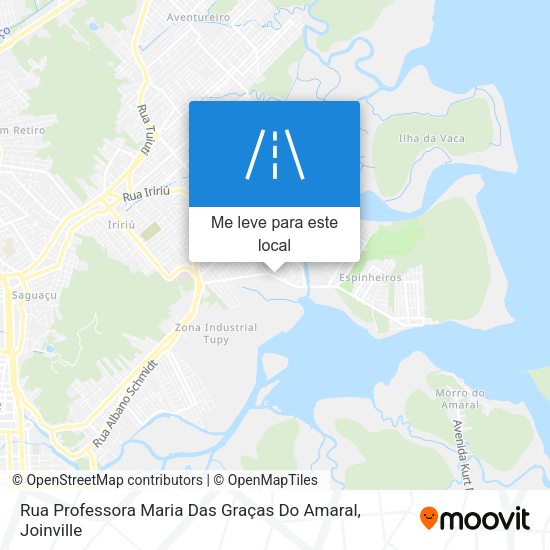Rua Professora Maria Das Graças Do Amaral mapa