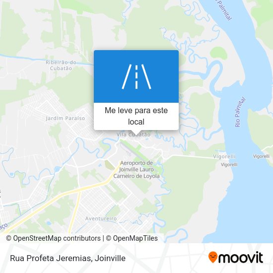 Rua Profeta Jeremias mapa
