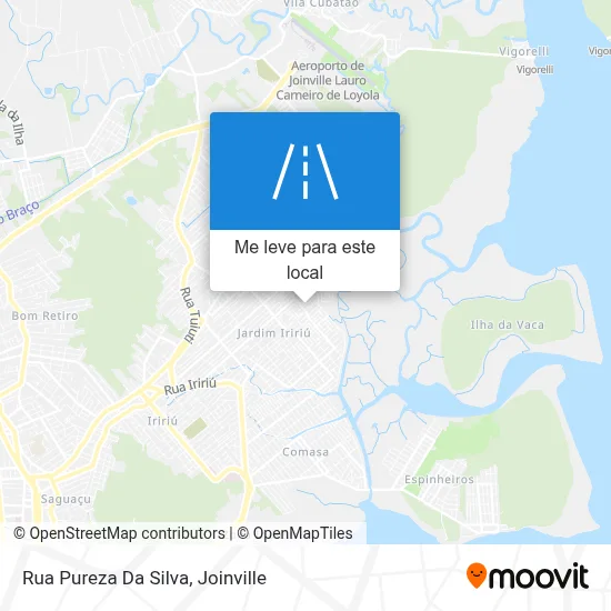Rua Pureza Da Silva mapa
