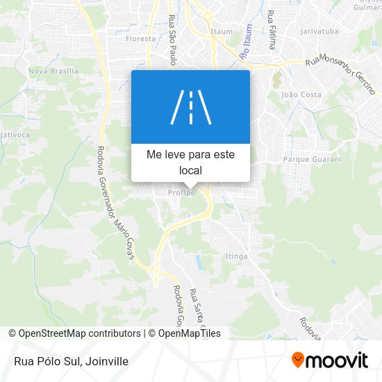 Rua Pólo Sul mapa